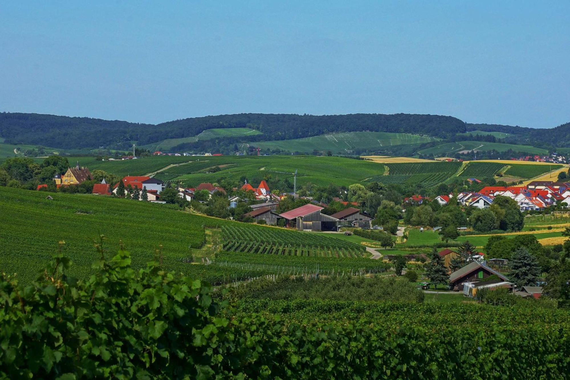 Gaestehaus Zum Wolffenturm Lehrensteinsfeld Exterior foto